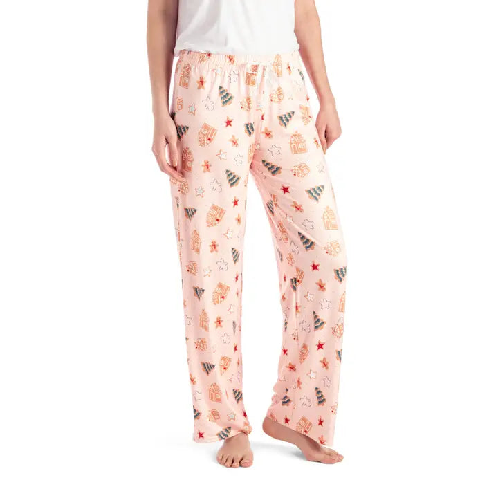 HOT Pink Hello Mello Holiday Lounge Pants Hello Mello Holiday