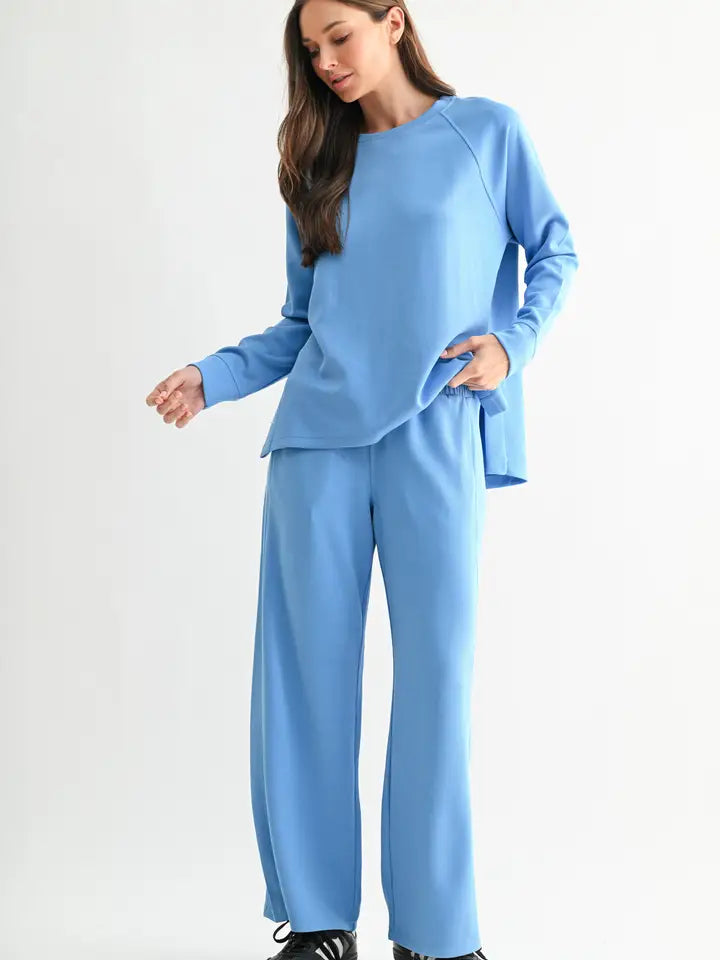 Luxe Rib Knit Raglan Long Sleeve