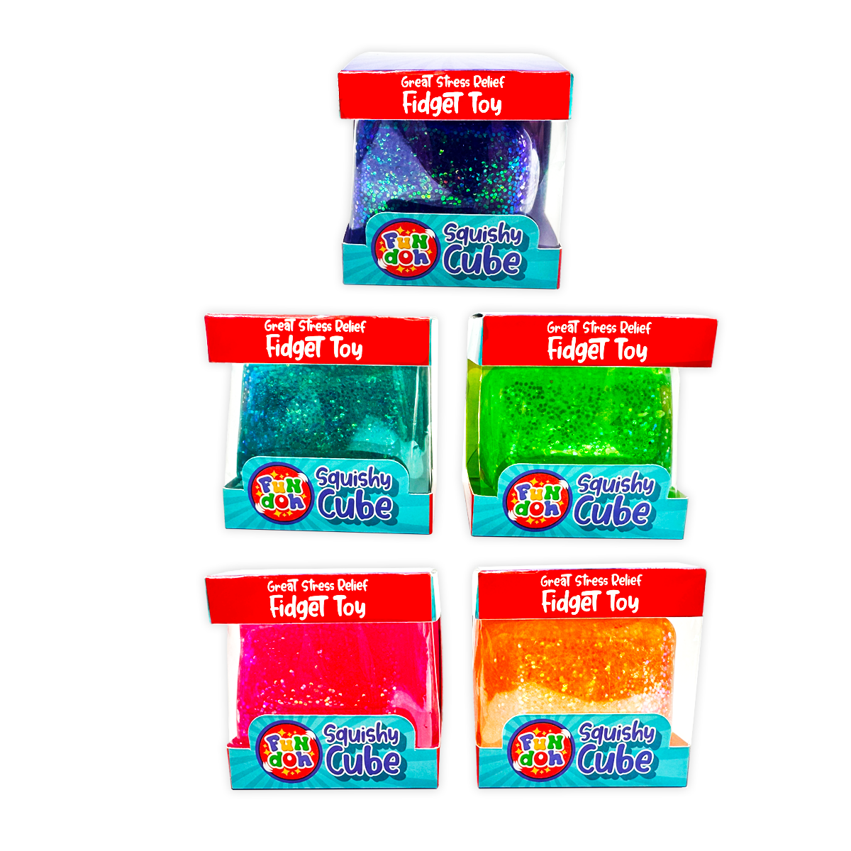 Squish & Squeeze Sparkle Cube