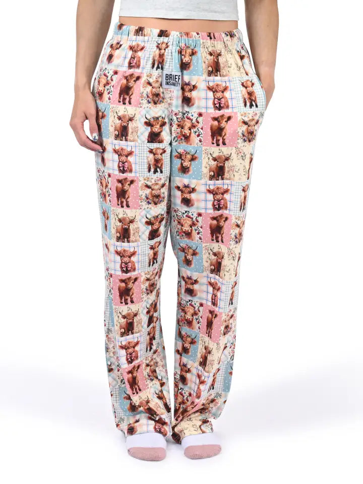 Highland Cow Pajama Pants