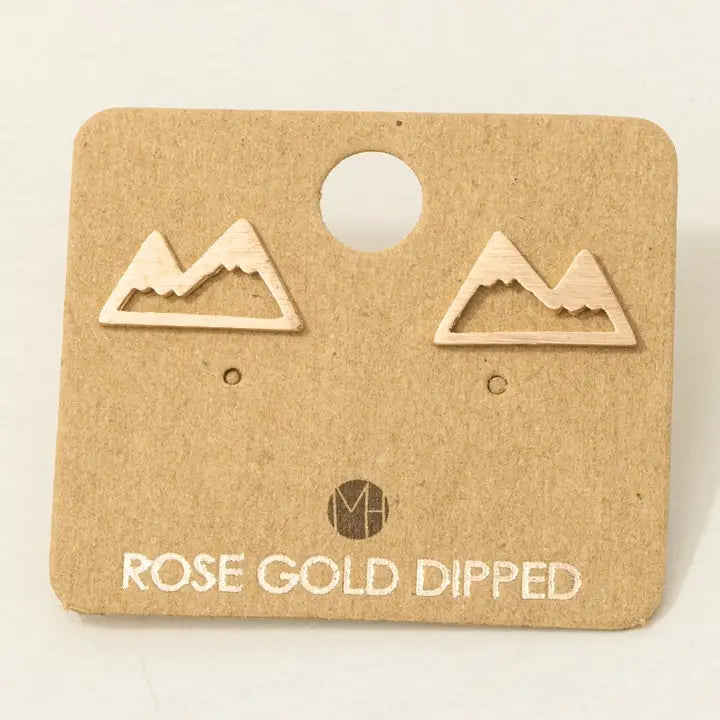 Mini Mountain Stud Earrings