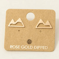 Mini Mountain Stud Earrings