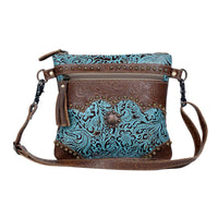 Azure Aesthetic Leather Bag