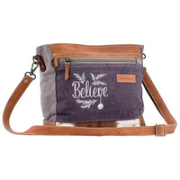 Vintage Leather Believe Shoulder Bag