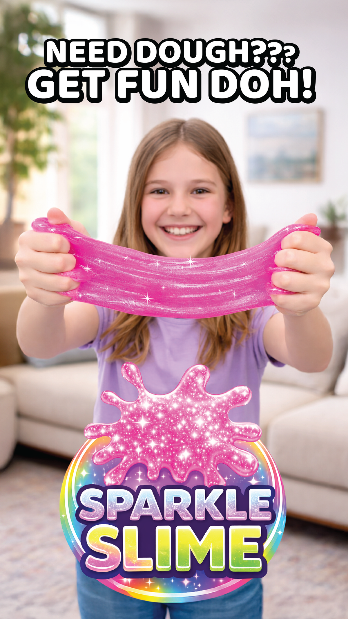 Popular Glitter Slime Sensory Fidget Toy