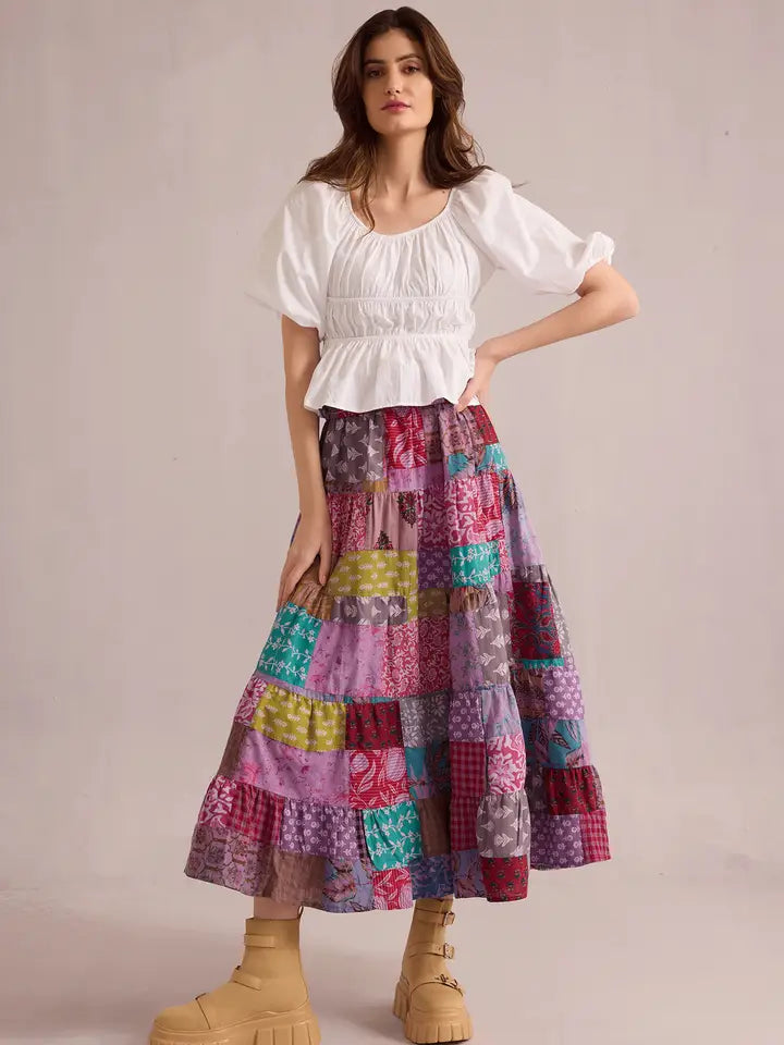 Love's Patchwork Skirt
