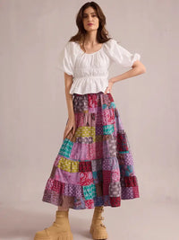 Love's Patchwork Skirt