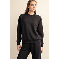 Modal Scuba Mock Neck Pullover