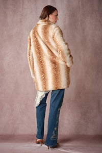 Winter Woodland Faux Fur Coat