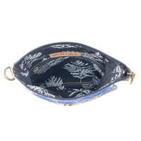 Azure Bloom Crossbody Bag in Willow Blue