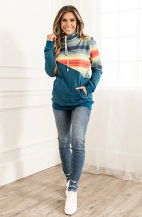 Ampersand Avenue Singlehood Sweatshirt- Here for the Blue