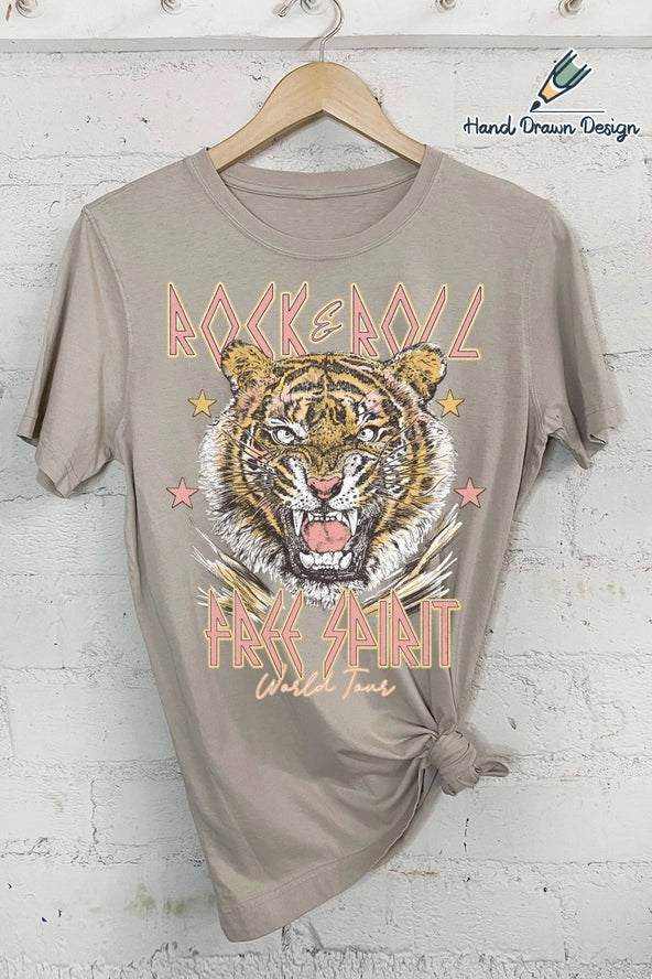 Rock and Roll Tiger T-Shirt