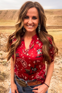 Rodeo Cowgirl Top
