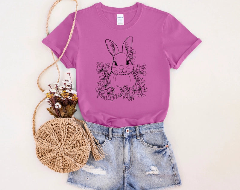 Easter Bunny Purple T-Shirt