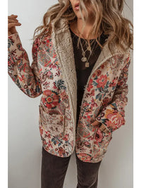 Vintage Paisley Sherpa Jacket