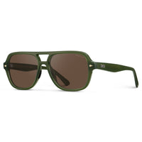 WMP Rally Women's Double Bridge Aviator Sport Sunglasses