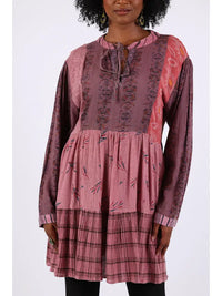 Paula's Plum Patchwork Tunic