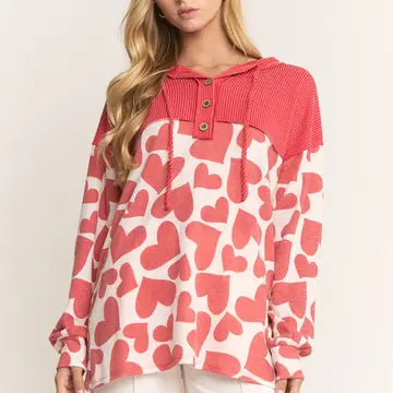 Lightweight Heart Hoodie