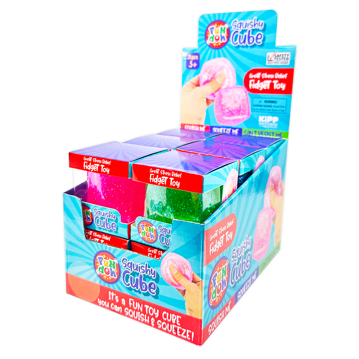 Squish & Squeeze Sparkle Cube