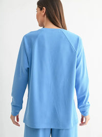 Luxe Rib Knit Raglan Long Sleeve