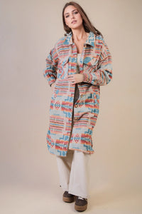 Sedona's Aztec Shacket Jacket