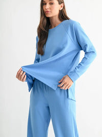 Luxe Rib Knit Raglan Long Sleeve