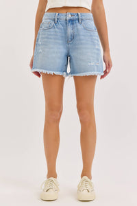 Cello Mid Rise Boyfriend Short