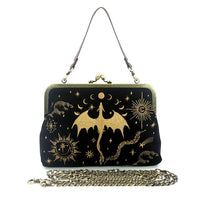 Fantasy Dragon Kiss Lock Purse