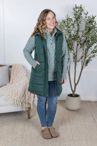 Harlow Long Puffer Vest