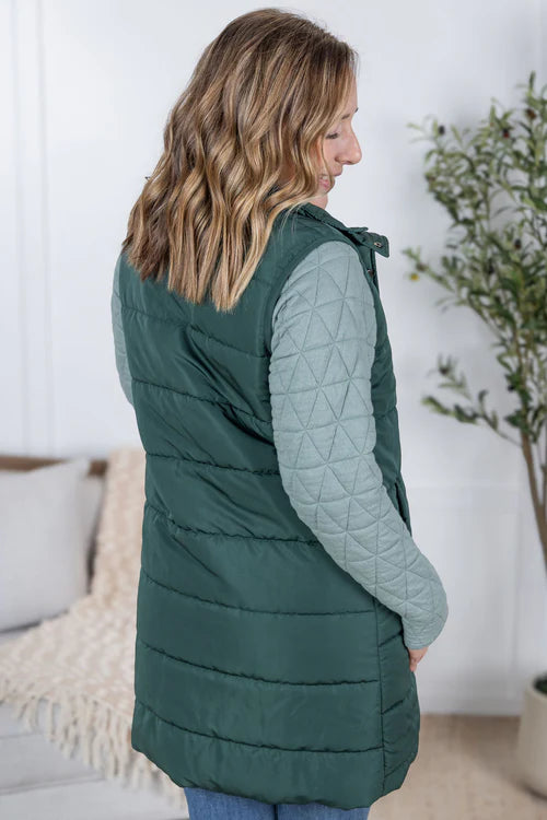 Harlow Long Puffer Vest