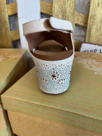 Very G Starry Nights Cream Wedge Sandal