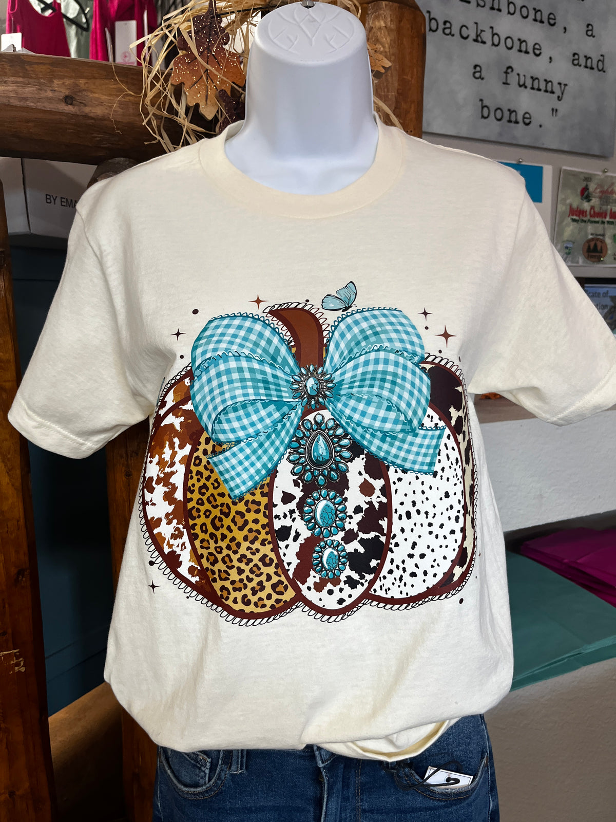Betty's Concho Butterfly Pumpkin Tee