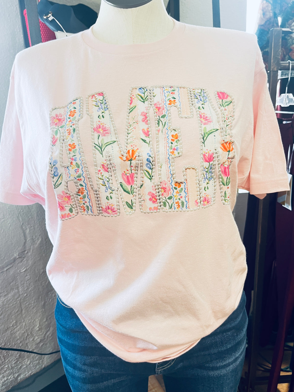 Pink Amen Tee