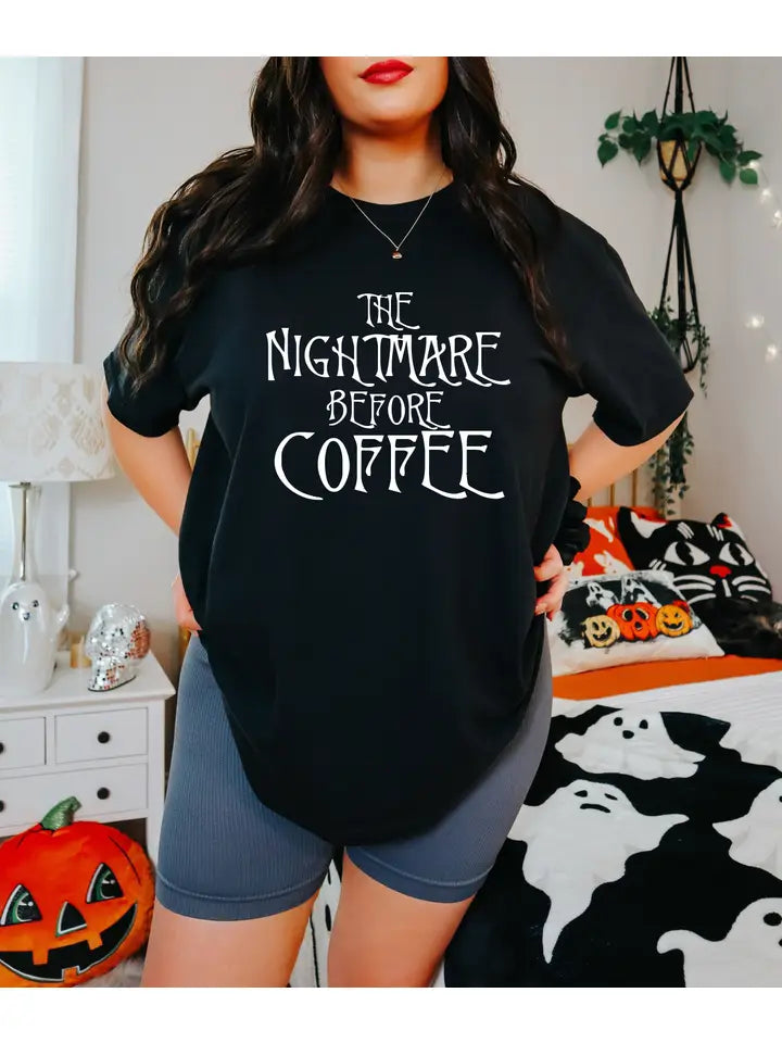 Nightmare Before Coffee Tee Shirt