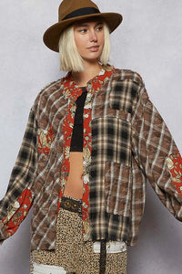POL Fall Festival Flannel Shirt