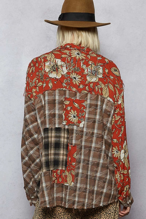 POL Fall Festival Flannel Shirt