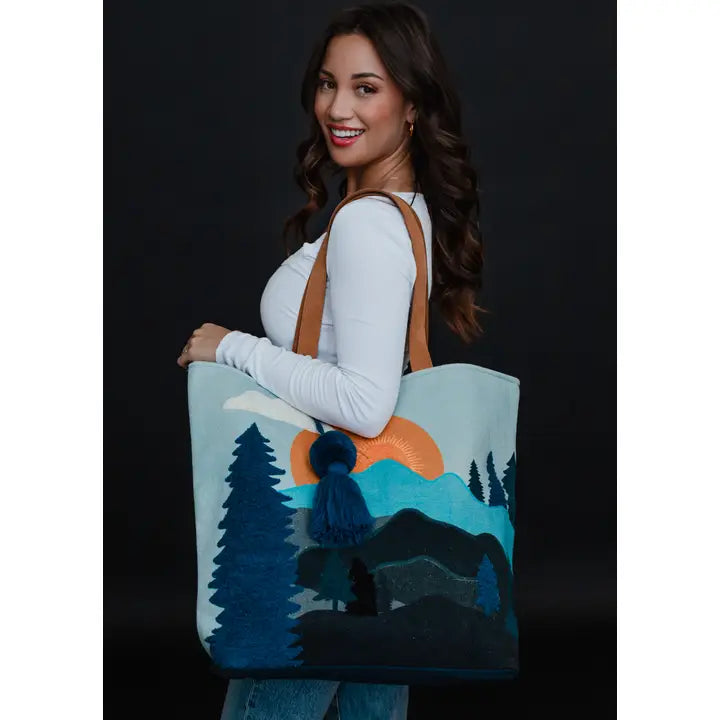 Mountain Scene Tote