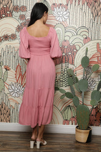 Heather's Smocked Bodice Spring Dress