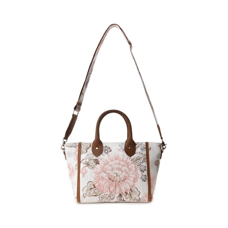 Myra Leather Rose Crossbody Bag