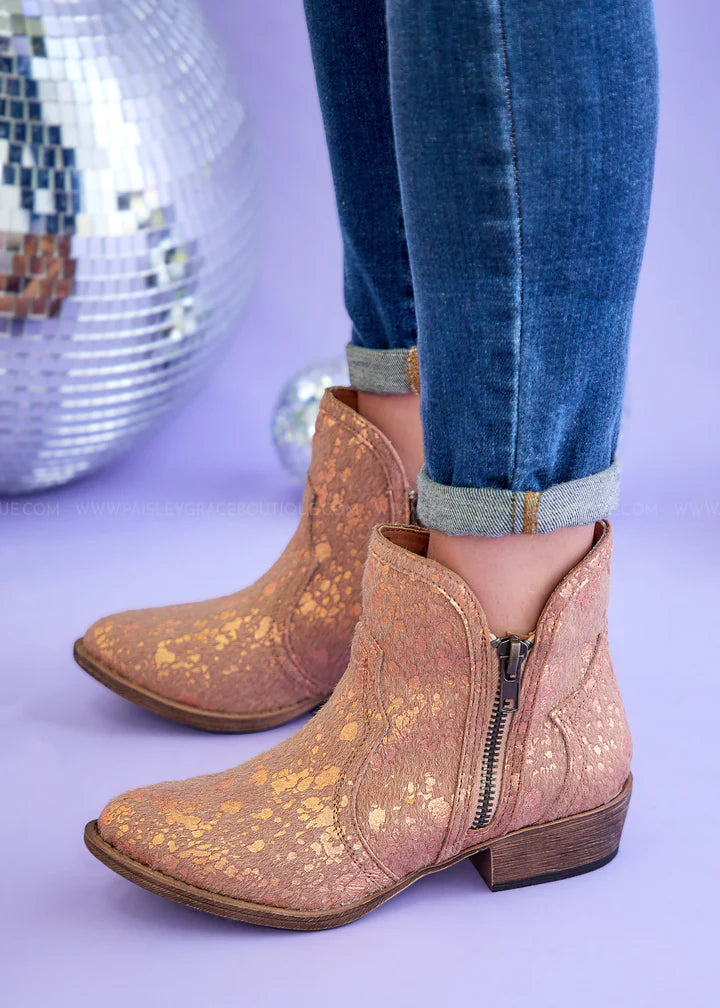 Zayla Rose Gold Boot