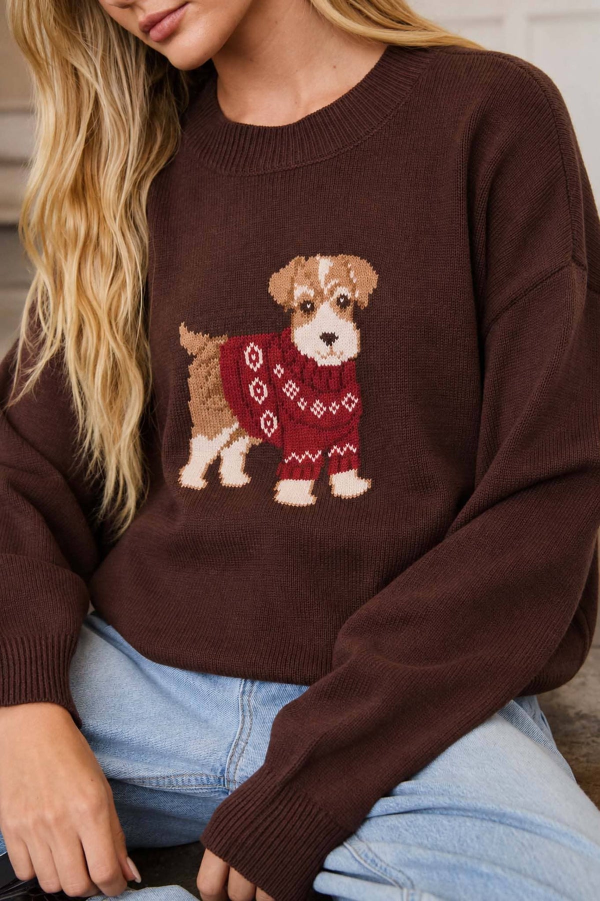 Puppy Love Knit Sweater