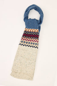 COMO FAIR ISLE MID BLOCK SCARF