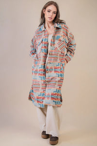 Sedona's Aztec Shacket Jacket