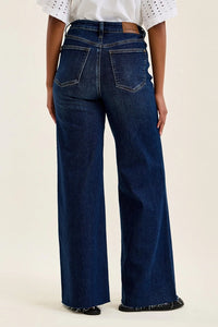 Judy Blue High Waisted Wide Leg- Adjustable Tabs