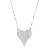 Pave Heart Necklace