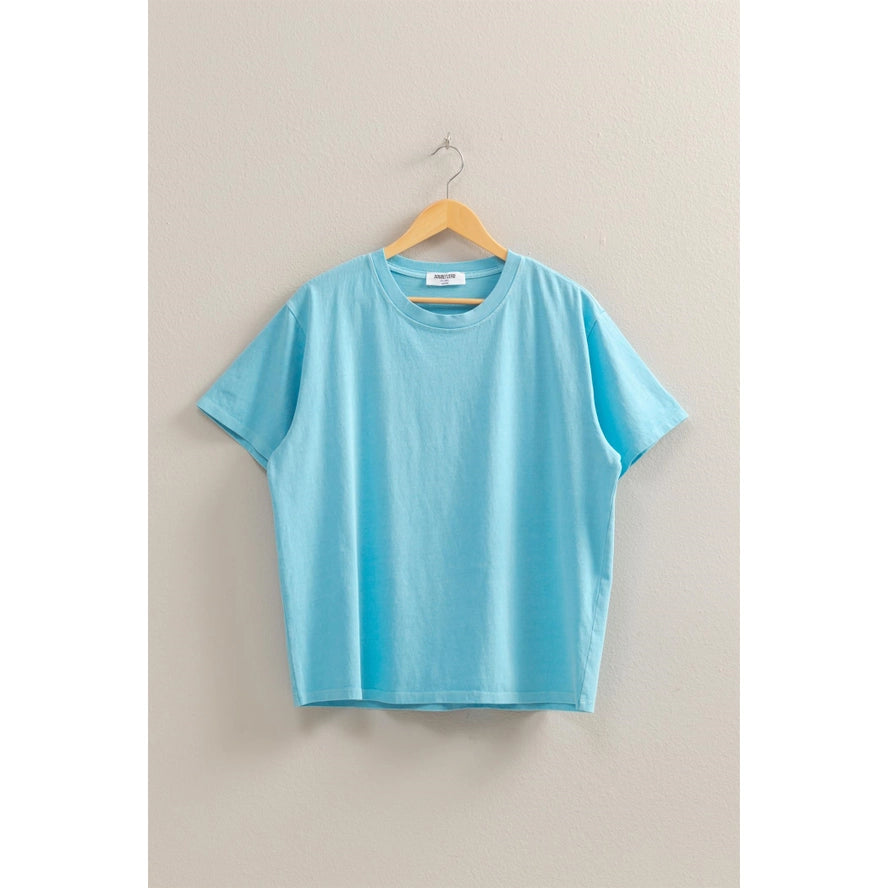 Lisa Aqua Blue T-Shirt