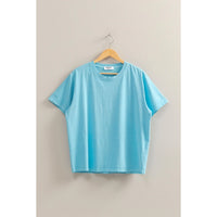 Lisa Aqua Blue T-Shirt