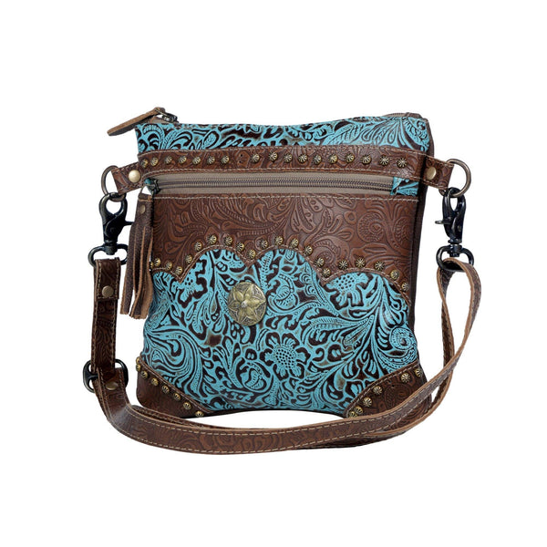 Azure Aesthetic Leather Bag