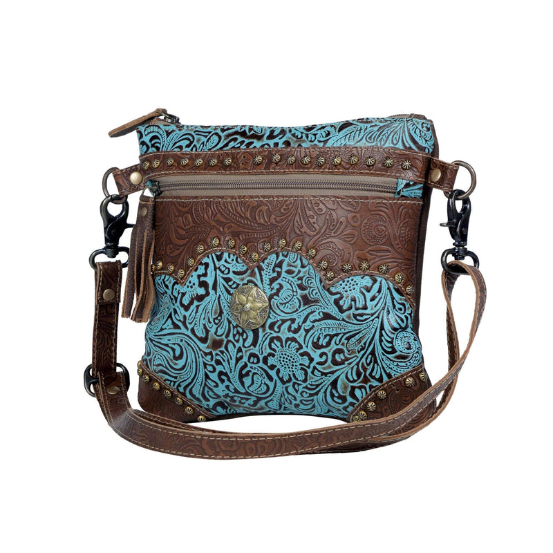 Azure Aesthetic Leather Bag