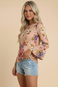 Katherine's Floral Bell Top